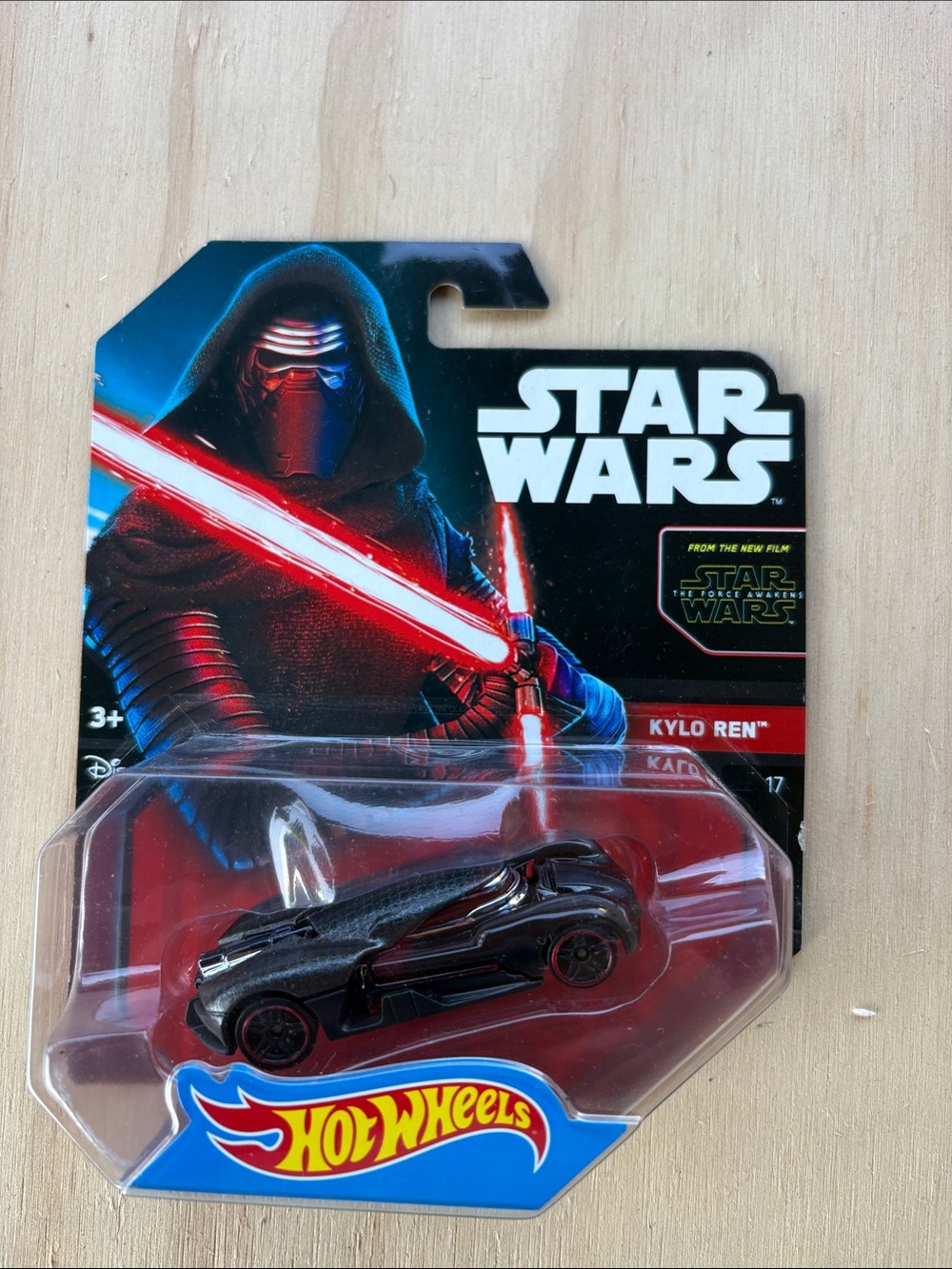 Hot Wheels Star Wars Kylo Ren Black Die-Cast Collectible Car